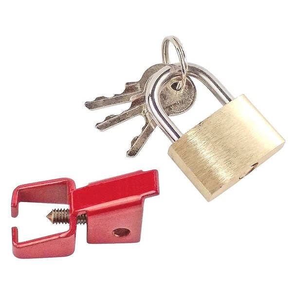 Southwire Universal Breaker Lock W/ Padlock One Pole Retail Pkg UBL2-UPC - main